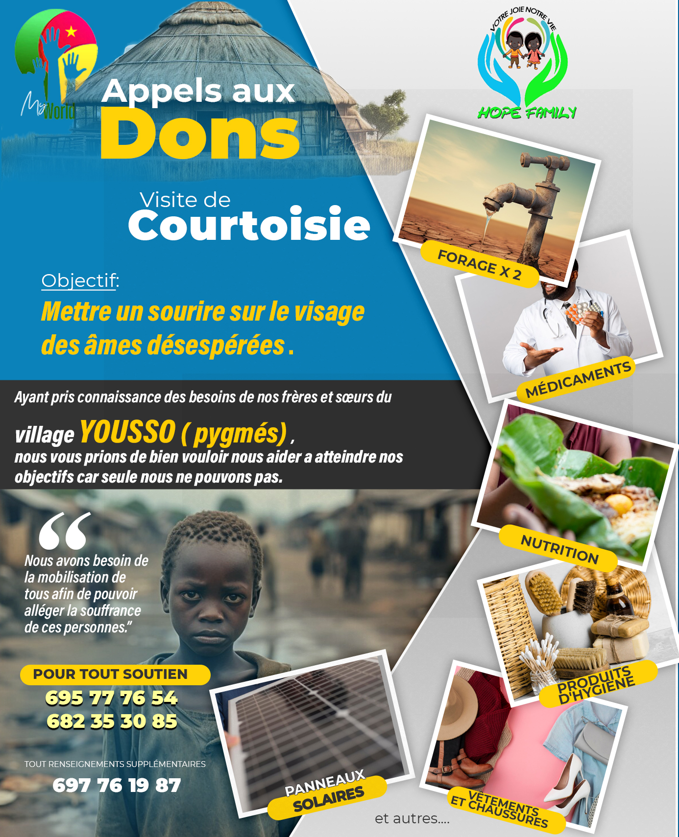 Appel aux dons pour le village Yousso